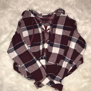 Forever 21 Plaid Long Sleeve